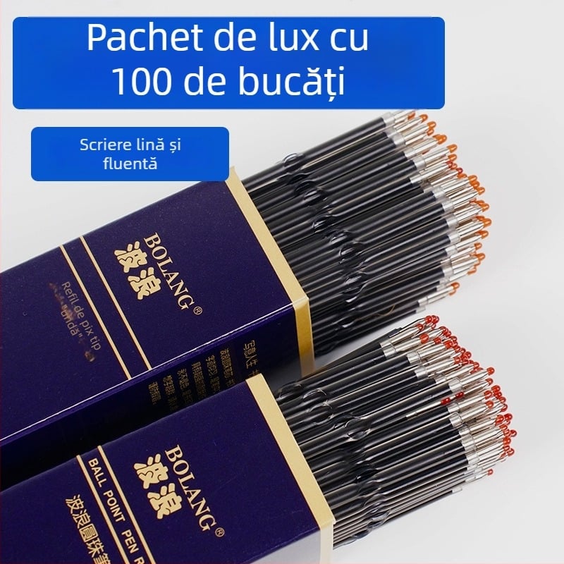 Reîncărcări pentru stilou cu bilă, bază uleioasă, 0,7 mm, 520 buc.