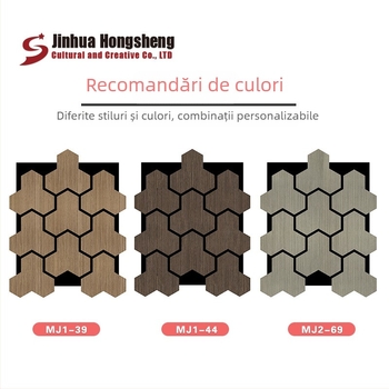 Panouri de perete din HDF pentru living, fibră de poliester, panouri fonoabsorbante integrate, lux modern discret