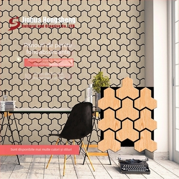 Panouri de perete din HDF pentru living, fibră de poliester, panouri fonoabsorbante integrate, lux modern discret