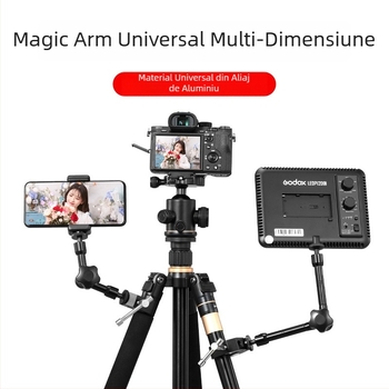 Braț Magic pentru cameră, lungimi 7/11/20 inci, clemă universală multifuncțională pentru monitor extern