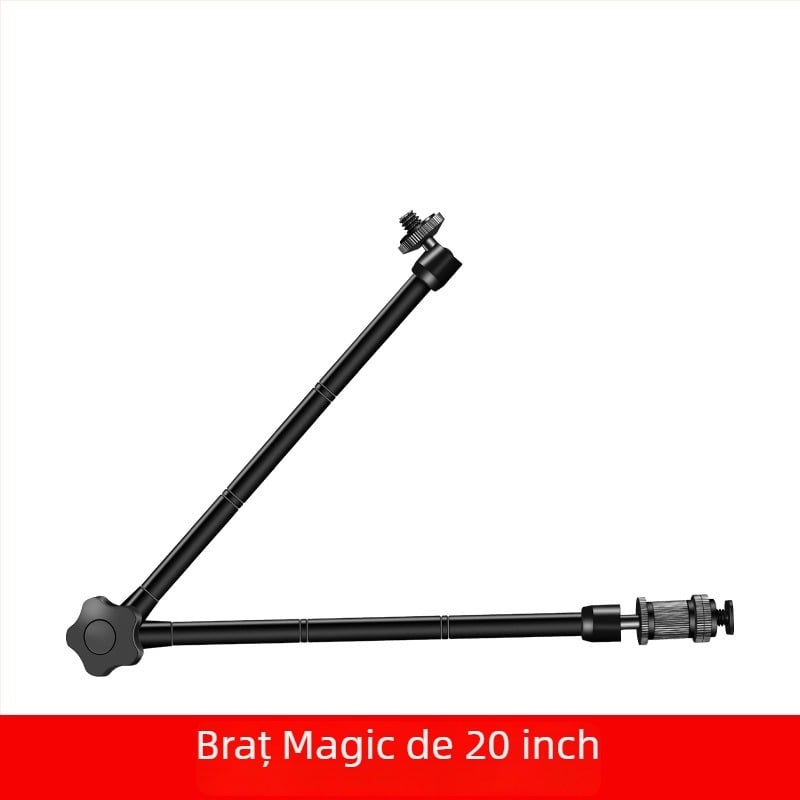 Braț Magic pentru cameră, lungimi 7/11/20 inci, clemă universală multifuncțională pentru monitor extern