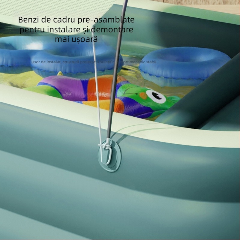 Piscină gonflabilă din PVC pentru copii și bebeluși, utilizare în exterior