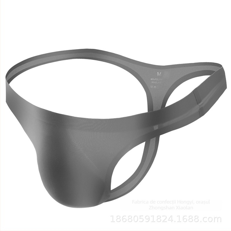 Male Bear tanga pentru bărbați, din ice silk, fără cusături, respirabilă, talie joasă, design dintr-o bucată