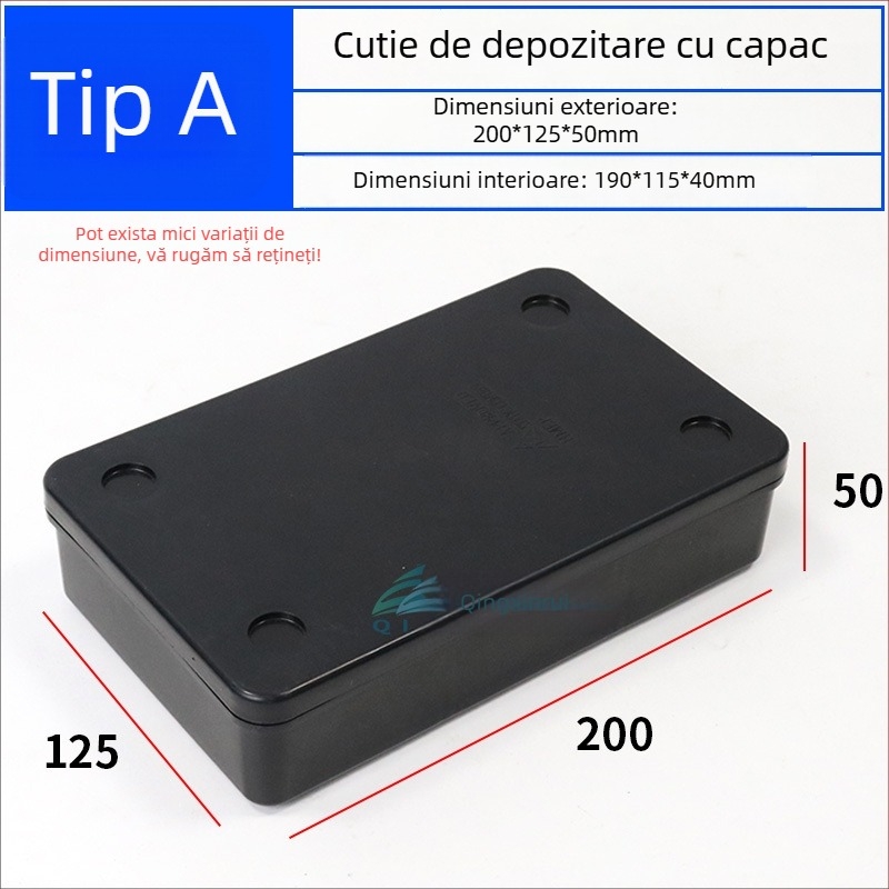 Cutie antistatice pentru piese, cu capac, pentru șuruburi și componente electronice