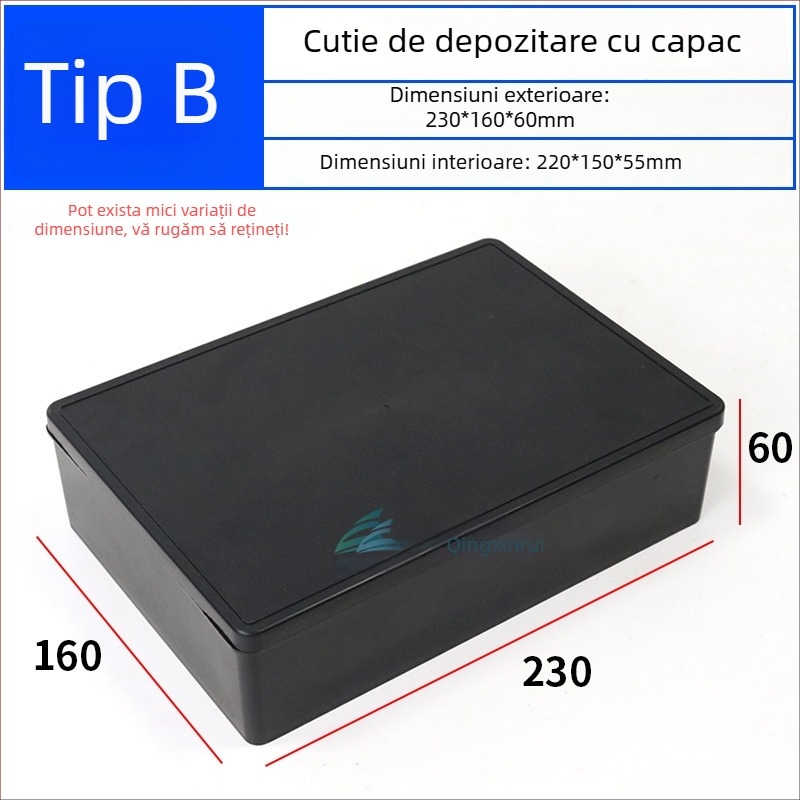 Cutie antistatice pentru piese, cu capac, pentru șuruburi și componente electronice