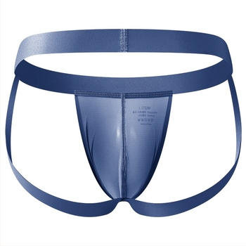 Thong masculin din ice silk, talie joasă, respirabil, uscare rapidă