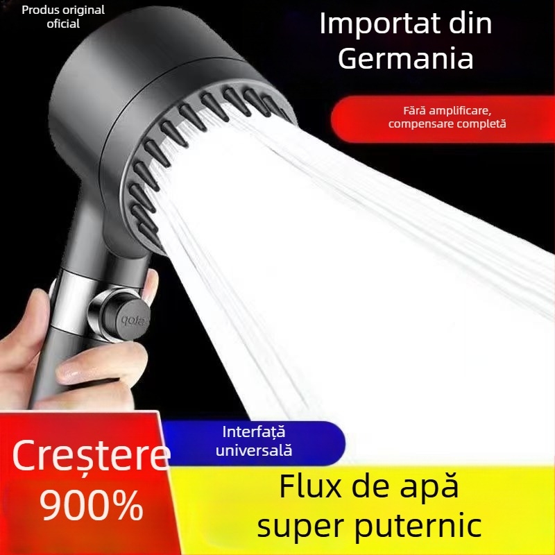 Cap de duș german cu filtru și masaj, presiune înaltă