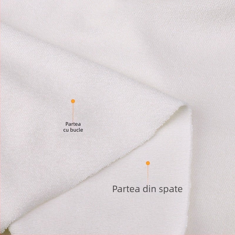 Velcro textil dublu față pentru bebeluși, țesătură moale, autoadezivă silențioasă