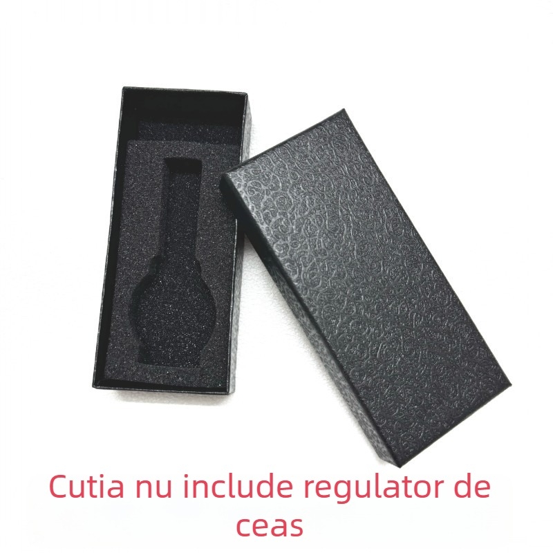 Cutie dreptunghiulară pentru ceas cu model de trandafiri, 6,5 × 15 cm, cutie de ambalaj bijuterii, spațiu pentru instrument de reglare a ceasului
