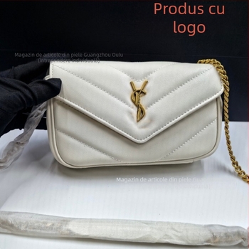 Yangshulin Geantă crossbody din piele de oaie, mică, clasică și versatilă pentru femei