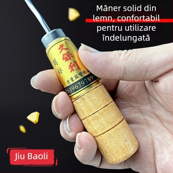 Kubori Set de trei piese pentru îndepărtarea ochilor de ananas, din oțel inoxidabil, eliminare rapidă a ochilor, rezistent la rugină, ușor de curățat