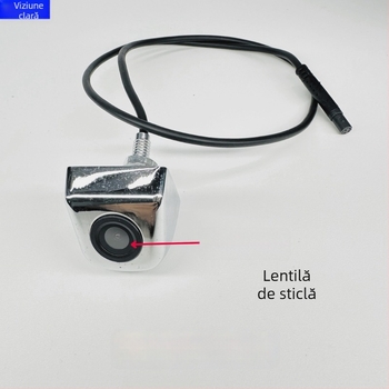 Cameră de mers înapoi universal din metal, montaj cu șurub în stil coreean, CVBS, cameră auto HD cu vedere de noapte, impermeabilă