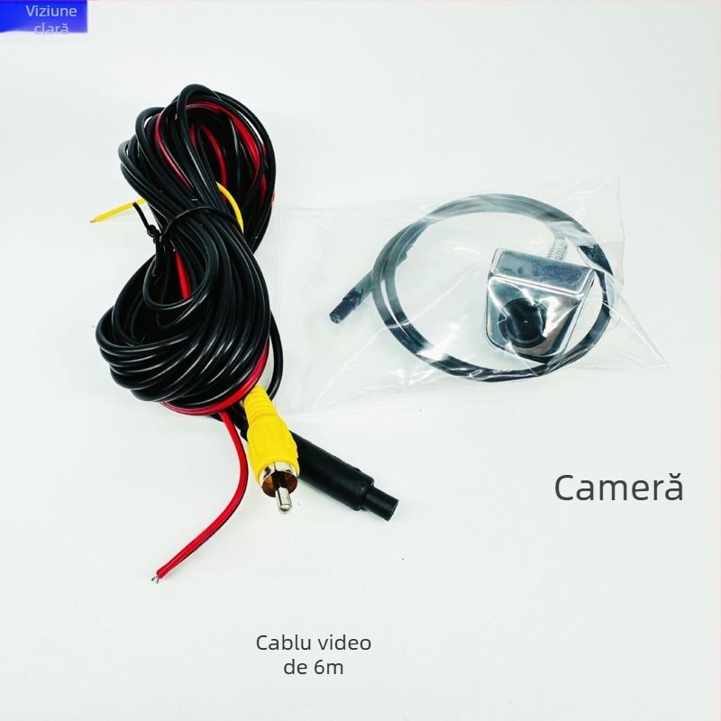 Cameră de mers înapoi universal din metal, montaj cu șurub în stil coreean, CVBS, cameră auto HD cu vedere de noapte, impermeabilă