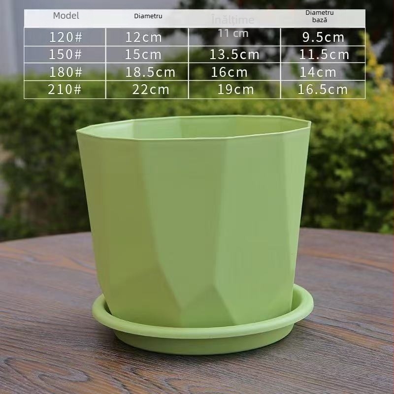 Ghiveci Nordic minimalist pentru uz casnic, imitatie de ceramică, rășină îngroșată și durabilă, potrivit pentru trandafiri și suculente, ghiveci cu controlul rădăcinilor