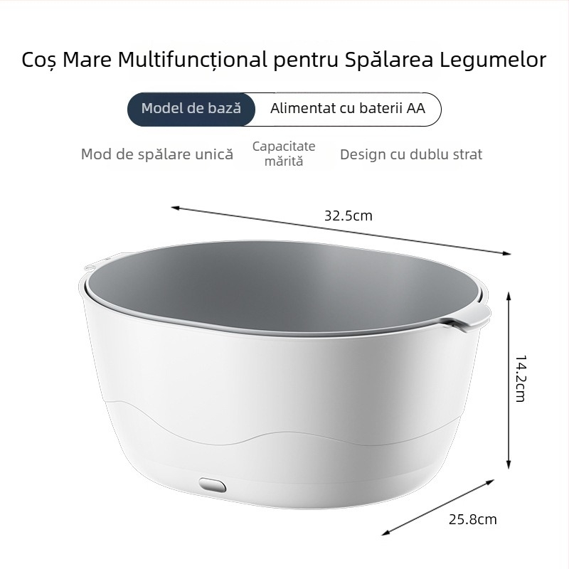 Coș electric pentru spălat legume și fructe