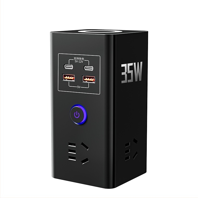 Priză inteligentă cu încărcare wireless pentru telefon, multifuncțională, USB încărcare rapidă, prelungitor pentru uz casnic sau cămin
