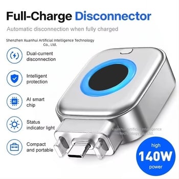 X01 Type-C încărcare rapidă 140W cu recunoaștere AI a întreruperii și separator de încărcare completă
