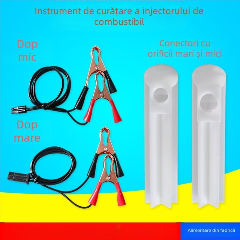 Kit de curățare a injectorului de combustibil pentru reparații auto – 2 piese, instrument din fier