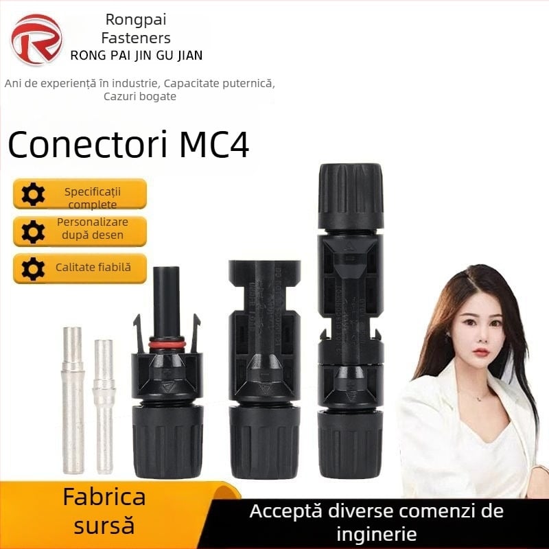 Conector MC4 fotovoltaic impermeabil pentru panouri solare