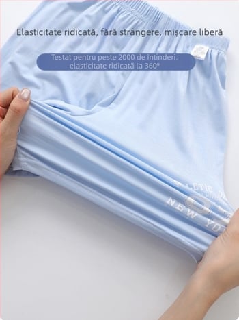 Pantaloni scurți de somn din modal pentru băieți pantaloni casual ușori de vară