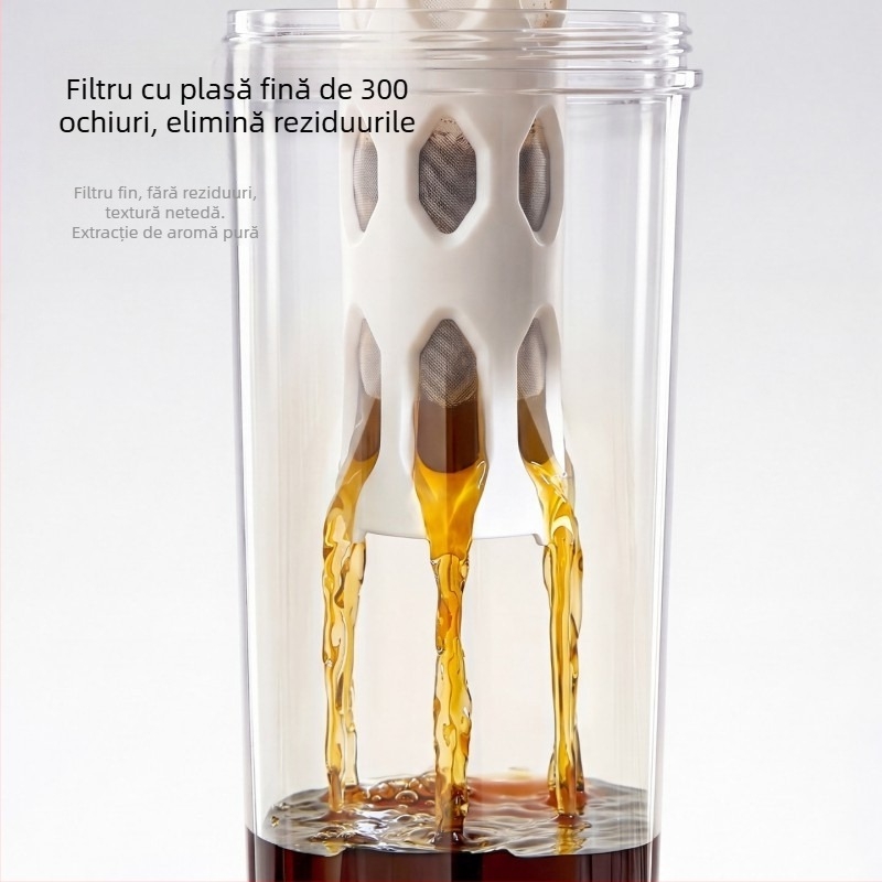 Recipient pentru infuzie rece de cafea 1000 ml – capacitate mare, pentru ceai de fructe, cafea neagră și apă rece; portabil