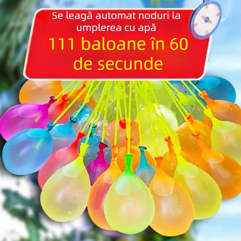 Baloane de apă cu umplere rapidă, pistol de apă mini și bombe de apă pentru jocuri de apă pentru copii