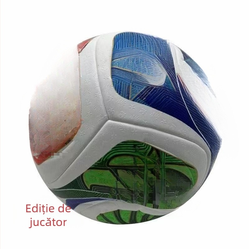 Minge de antrenament fără cusur pentru Cupa Mondială 2026, lipire PU la cald, rezistentă la uzură, anti-explozie, minge de fotbal profesională