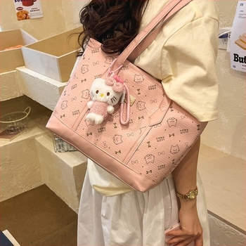 Geantă tote pentru femei din PU, stil retro minimalist, casual chic, primăvara 2026