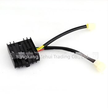 Rectificator pentru motocicletă off-road, 12V, 6 fire, regulator de tensiune în 11 trepte, stabilizator, compatibil cu modelele Gy6