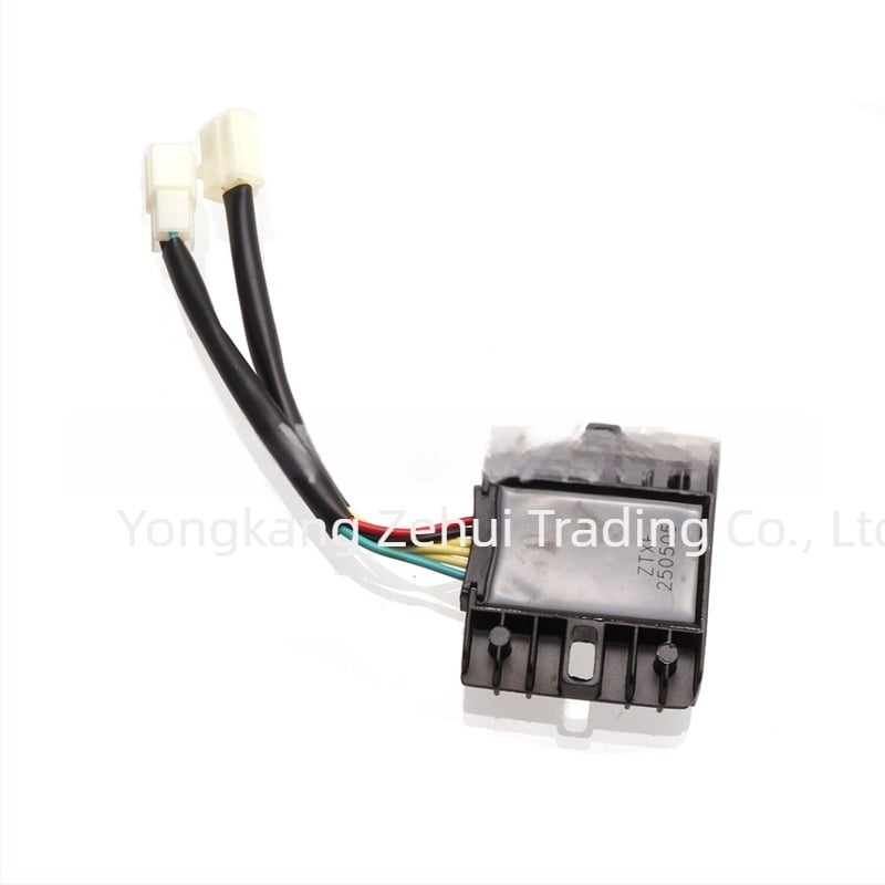 Rectificator pentru motocicletă off-road, 12V, 6 fire, regulator de tensiune în 11 trepte, stabilizator, compatibil cu modelele Gy6