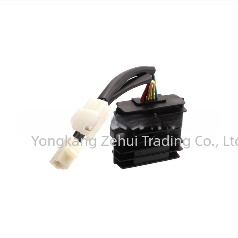 Rectificator pentru motocicletă off-road, 12V, 6 fire, regulator de tensiune în 11 trepte, stabilizator, compatibil cu modelele Gy6