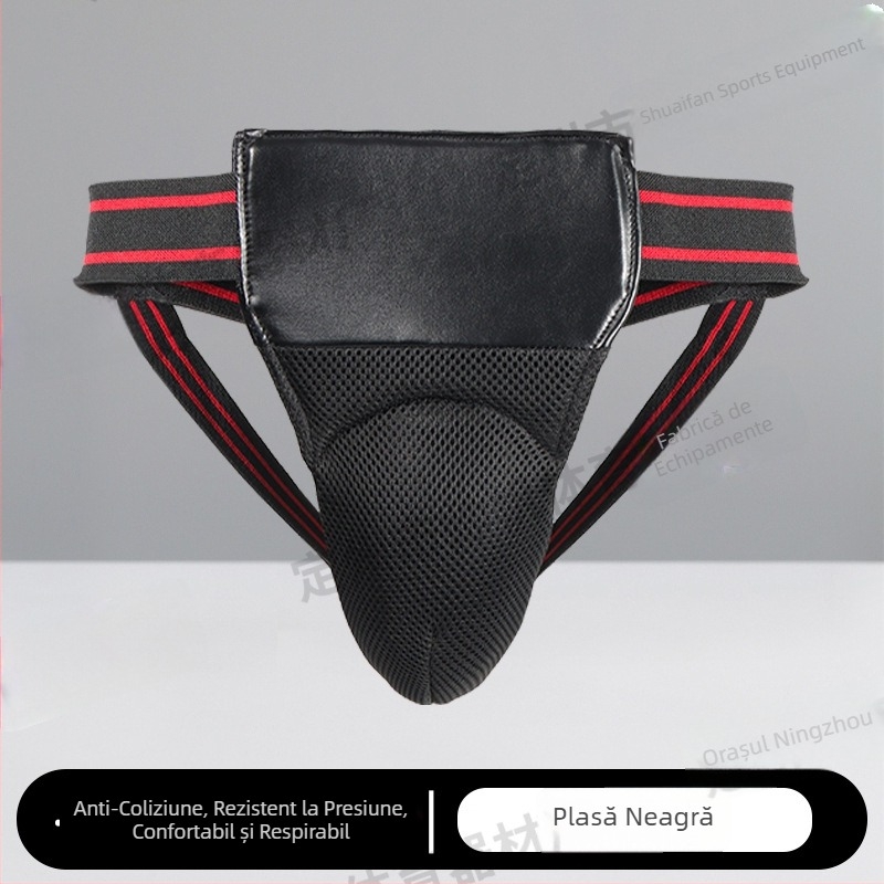 Protecție pentru zona inghinală respirabilă pentru box – echipament Sanda, material EVA