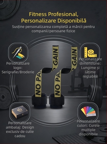 Brățări de încheietură pentru fitness pentru bărbați, protecții de încheieturi, benzi de priză, mănuși de fitness pentru ridicare, cu aderență antiderapantă