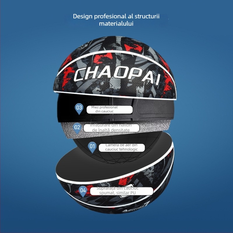 Baschet pentru adulți și adolescenți, rezistent la uzură, antiderapant, absorbant de umiditate, design graffiti, antrenament pentru elevi, stil stradal, mărimea 7 și 5