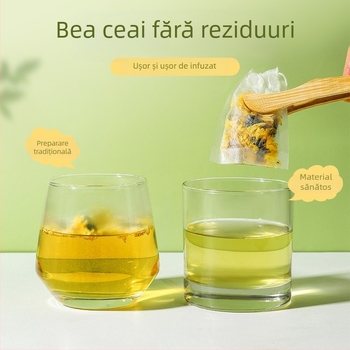 Saci de ceai din fibre de porumb, de unică folosință, goi, pentru infuzare, filtre mici