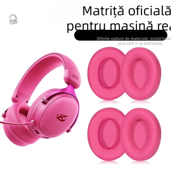 Husă din piele IKF V11Pro pentru căști, cu perne din burete – piese de schimb pentru pernile de urechi