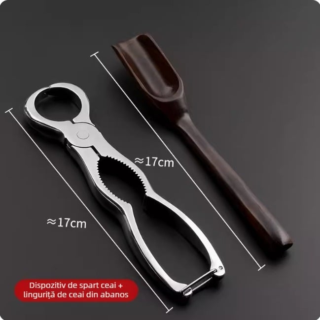 Set de ustensile pentru ceai lucrat manual: tăietor pentru ceai-brițe, foarfece pentru tava de ceai, clește pentru ceai, ac din oțel inoxidabil, cuțit de ceai, cuțit pentru frunze de ceai, cuțit Pu'er