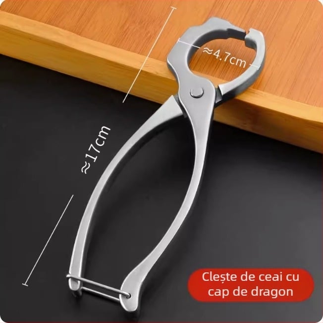 Set de ustensile pentru ceai lucrat manual: tăietor pentru ceai-brițe, foarfece pentru tava de ceai, clește pentru ceai, ac din oțel inoxidabil, cuțit de ceai, cuțit pentru frunze de ceai, cuțit Pu'er