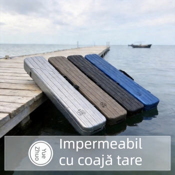 Geantă impermeabilă pentru pescuit marin cu carcasă rigidă, mare capacitate, geantă multifuncțională pentru momeli, fire, undițe și tamburi, geantă portabilă pentru undițe și năluci