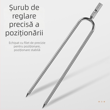 Suport din oțel inoxidabil pentru undițe — braț universal cu direcții multiple