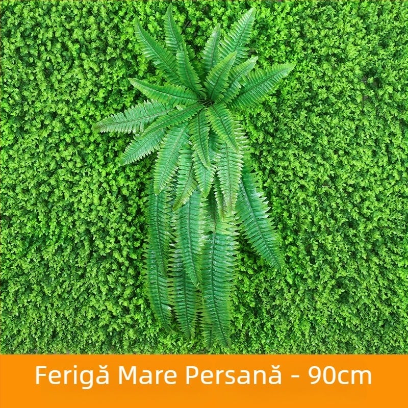Frunze de mătase pentru perete, plantă artificială în stil persan, înălțime 10–30 cm