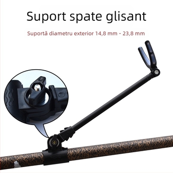 Suport pentru undiță cu carcasă, montat în spate – accesoriu metalic