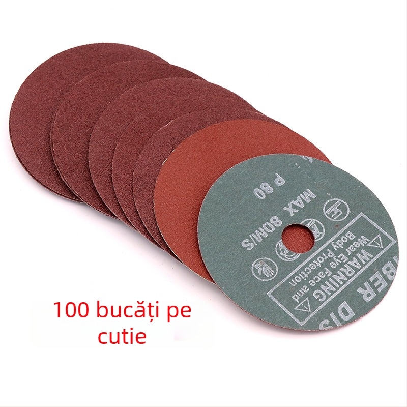 Discuri abrazive de 4 inch pentru polizor unghiular, șlefuire și lustruire pentru sculpturi în rădăcini de mobilier din lemn, diametru 100 mm