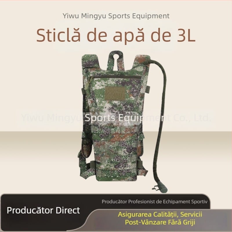 Sistem de hidratare tactică 3L, camuflaj, pentru ciclism, alpinism și drumeții