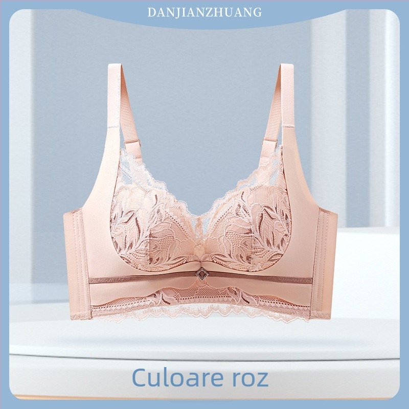 Sutien din mătase fără cusături, push-up, fără burete, fără sârmă, susținere superioară, design sexy