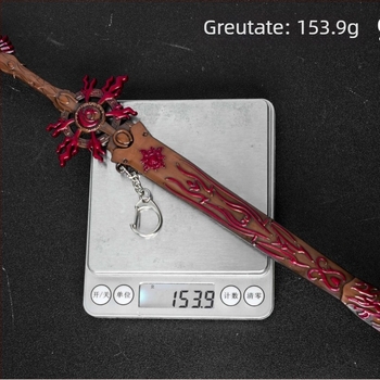 Figurină din aliaj: Sabia Time-Wheel din Pili Puppet Show — ornament decorativ, cadou