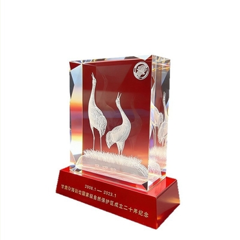 Gravură în cristal a camarazilor — cadou comemorativ pentru pensionare, ornament 3D din cristal cu gravură laser