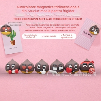Magneți de frigider 3D din rășină, personalizați, cu nucleu magnetic moale și design PVC cu temă mașină și mâncare