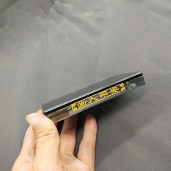 Bază din sticlă cristal pentru parfum auto, suport pentru sticlă, gravură