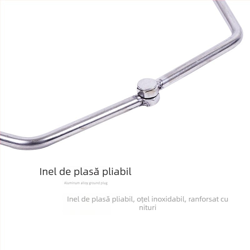 Inel solid din oțel inoxidabil pentru plasă de pescuit, inel triunghiular pliabil
